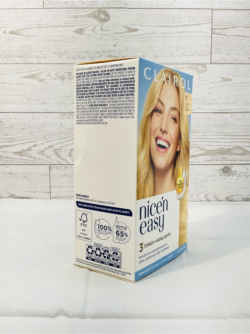 Clairol Nice ‘n Easy Permanent Hair Color Dye, 11 Ultra Light Blond